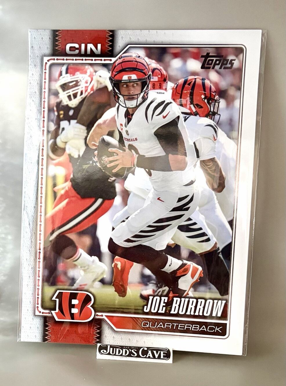 🚨 2026 Topps Flagship Football JOE BURROW Oversized Card SBOC-8 Bengals 🏈